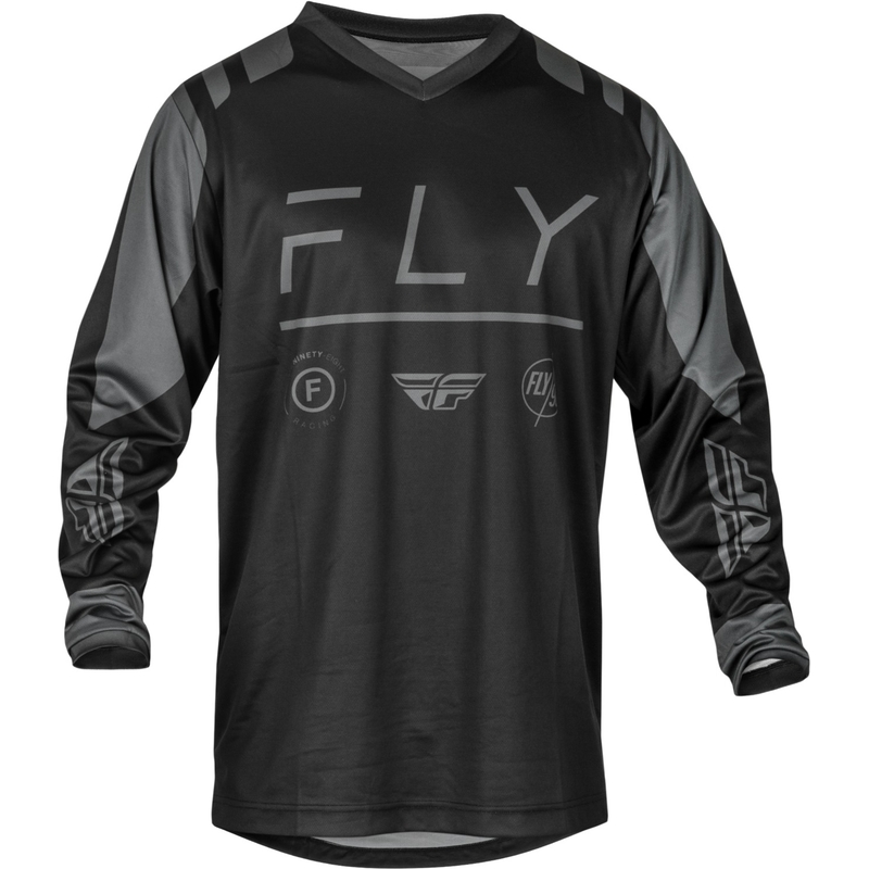 Motokros majica FLY Racing F-16 2024 black-grey