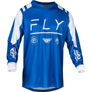 Motokros majica FLY Racing F-16 2024 modra in bela
