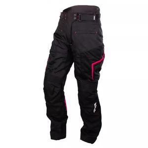 Ženske motoristične hlače RSA Bolt black-white-pink - kakovost II