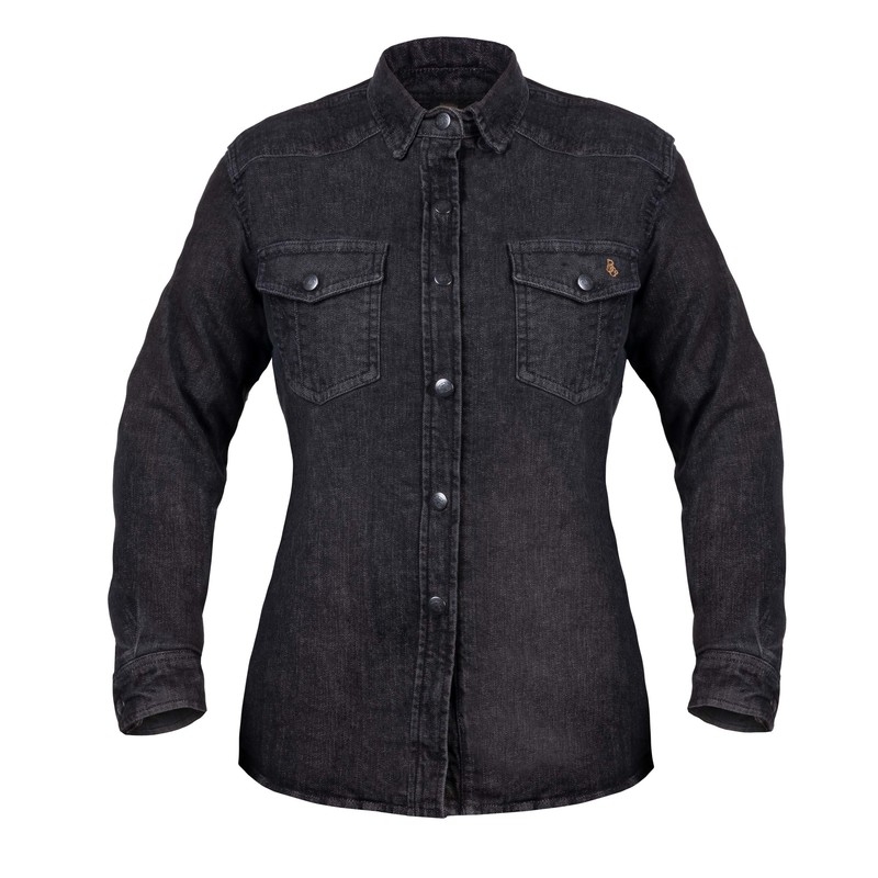Ženska motoristična majica BROGER Alaska washed black
