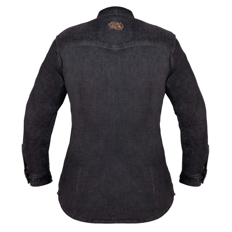 Ženska motoristična majica BROGER Alaska washed black