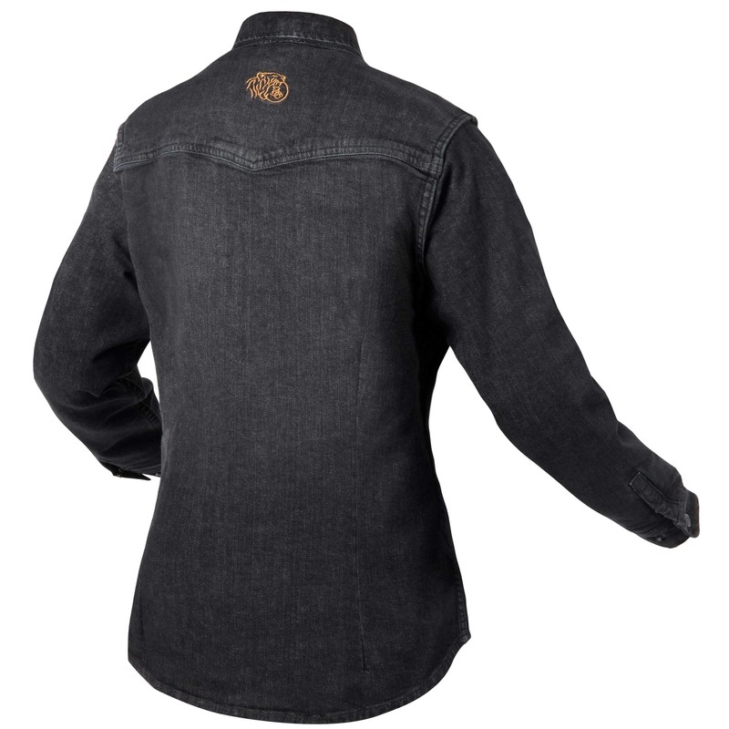 Ženska motoristična majica BROGER Alaska washed black