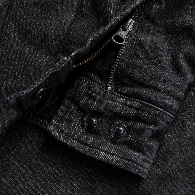 Ženska motoristična majica BROGER Alaska washed black