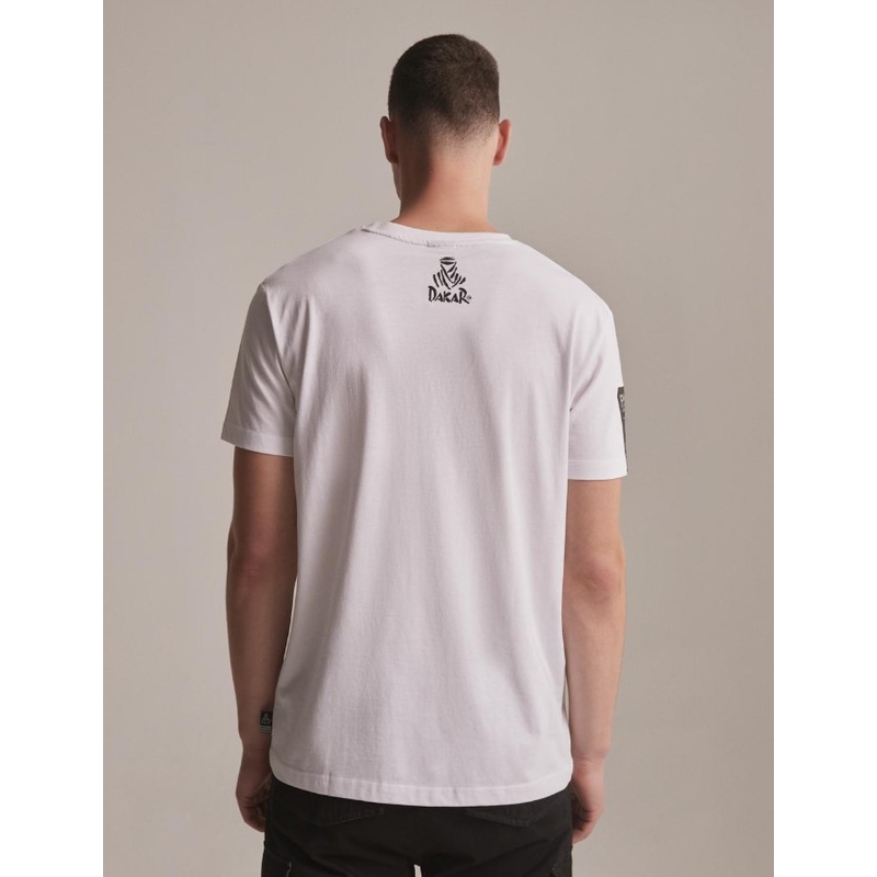 Majica DAKAR DKR Logo 23 bela