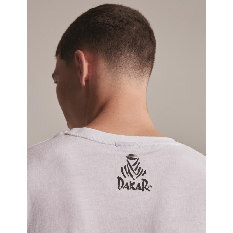 Majica DAKAR DKR Logo 23 bela