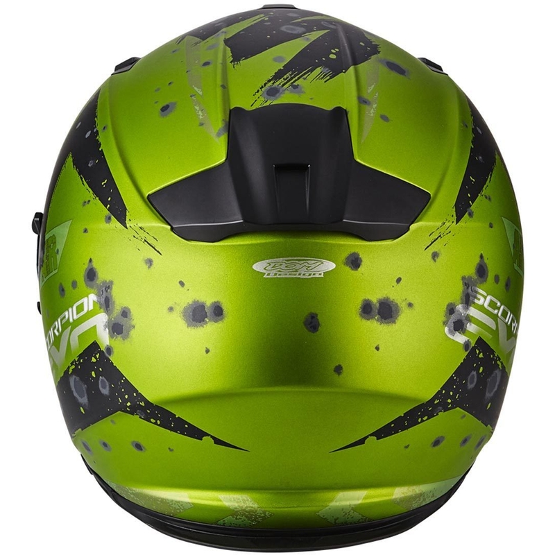 Integralna motoristična čelada Scorpion EXO-510 Air Marcus črna mat-zelena razprodaja