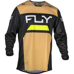 Motokros majica FLY Racing Kinetic Reload 2024 rumena-črna-fluo rumena