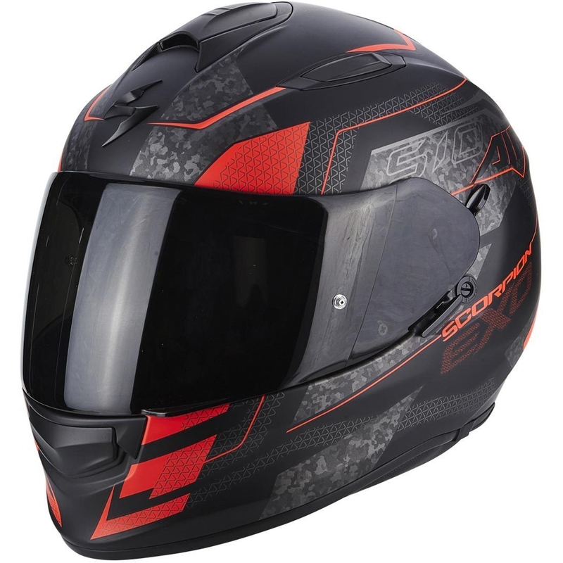 Integralna motoristična čelada Scorpion EXO-510 Air Galva black matte-red razprodaja