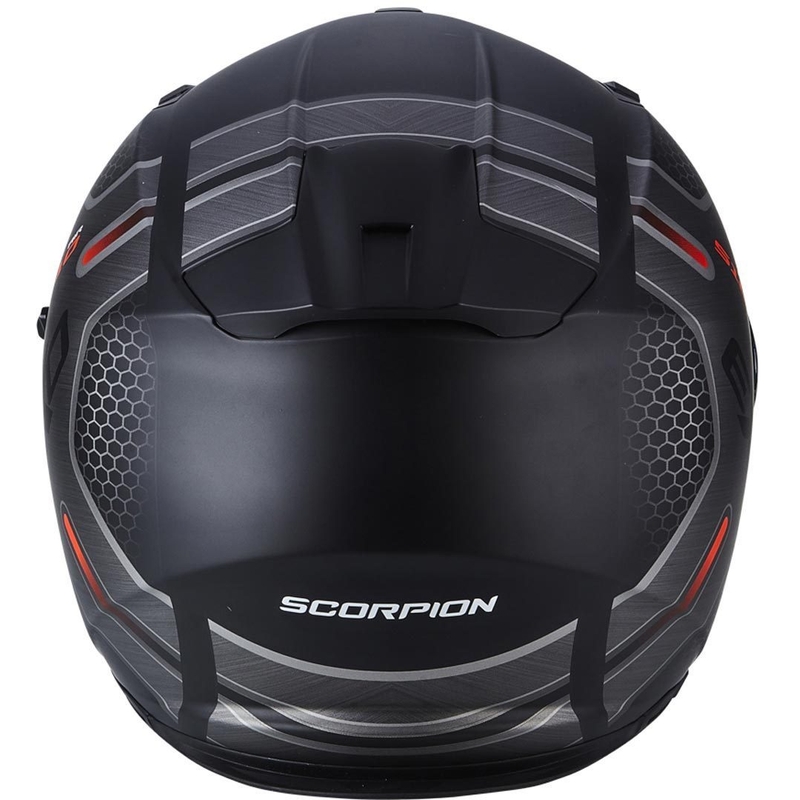 Integralna motoristična čelada Scorpion EXO-510 Air Route Black Matte Red razprodaja