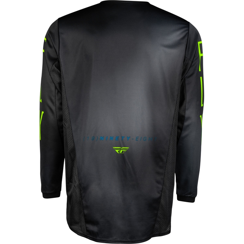 Otroška majica za motokros FLY Racing Prodigy black-fluo green-blue