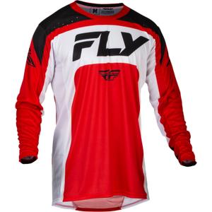 Motokros majica FLY Racing Lite 2024 rdeča-bela-črna