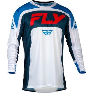 Motokros majica FLY Racing Lite 2024 rdeče-belo-modra