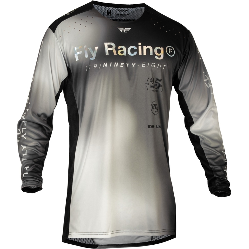 Motokros majica FLY Racing Lite 2024 sivo-črna
