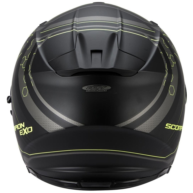 Integralna motoristična čelada Scorpion EXO-510 Air Sync črna mat-fluo rumena