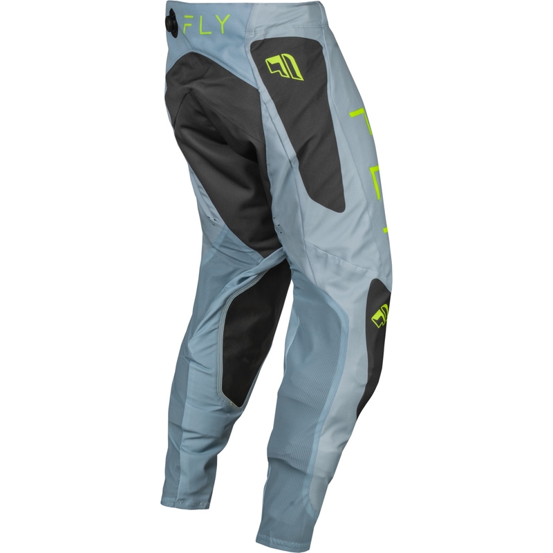 Motokros hlače FLY Racing Evolution DST 2024 sivo-črno-fluo zelena razprodaja