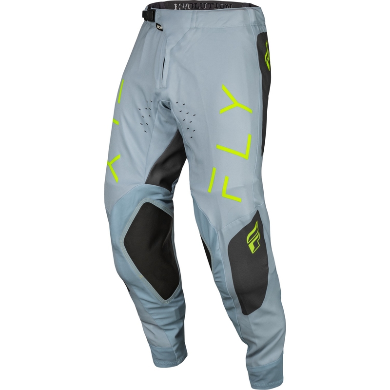 Motokros hlače FLY Racing Evolution DST 2024 sivo-črno-fluo zelena razprodaja