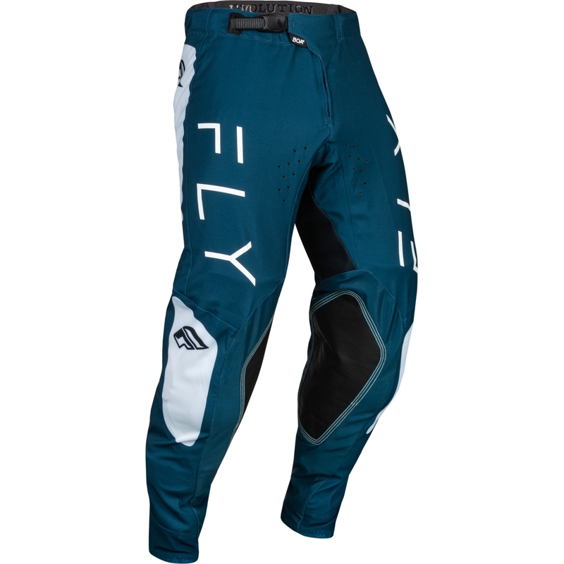 Motokros hlače FLY Racing Evolution DST modro-bele