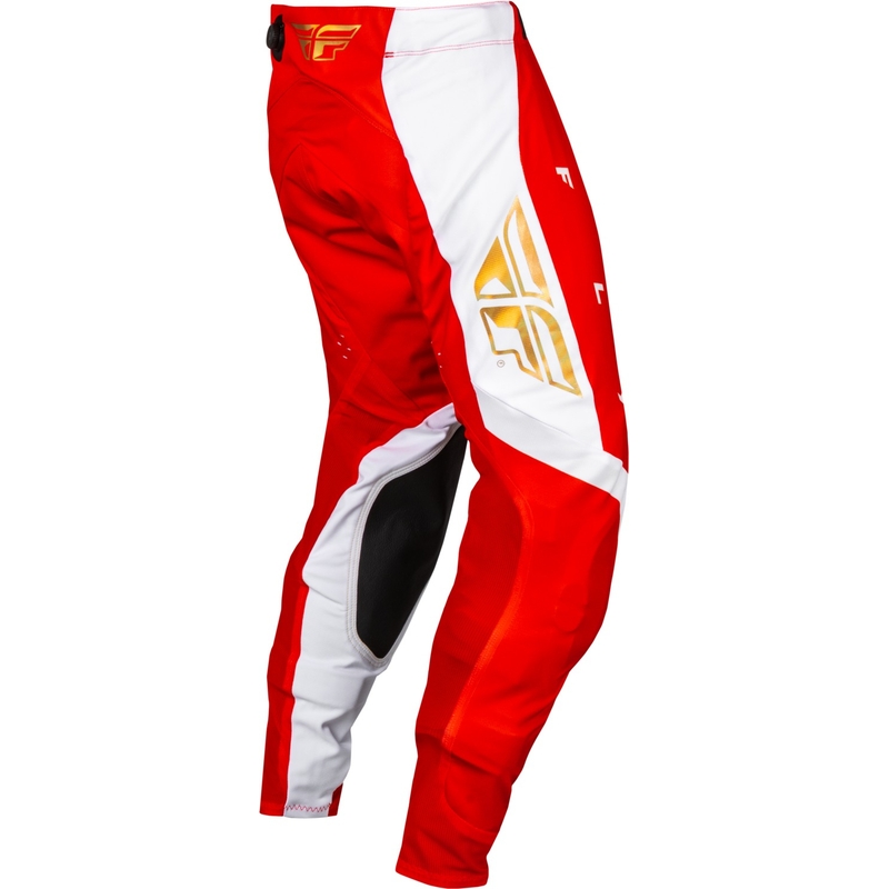 Motokros hlače FLY Racing Evolution DST rdeče-bele,