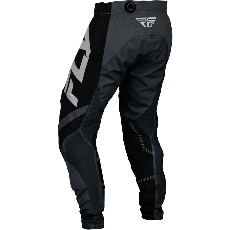 Motokros hlače FLY Racing Lite temno sivo-črne, razprodaja