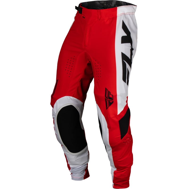 Motokros hlače FLY Racing Lite 2024 rdeče-bele-črne