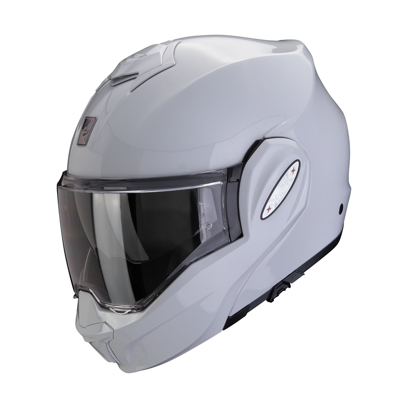 Obračalna čelada Scorpion EXO-TECH EVO PRO SOLID svetlo siva