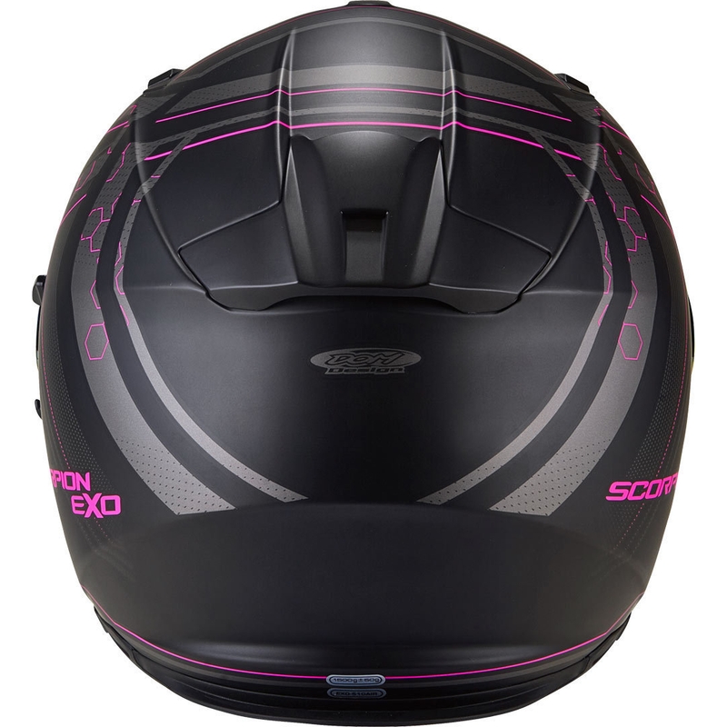 Integralna motoristična čelada Scorpion EXO-510 Air Sync črna mat-rožnata