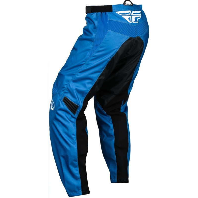 Otroške motokros hlače FLY Racing F-16 modro-bele