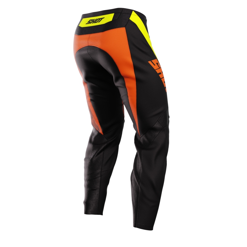 Otroške hlače za motokros Shot Matrix orange razprodaja