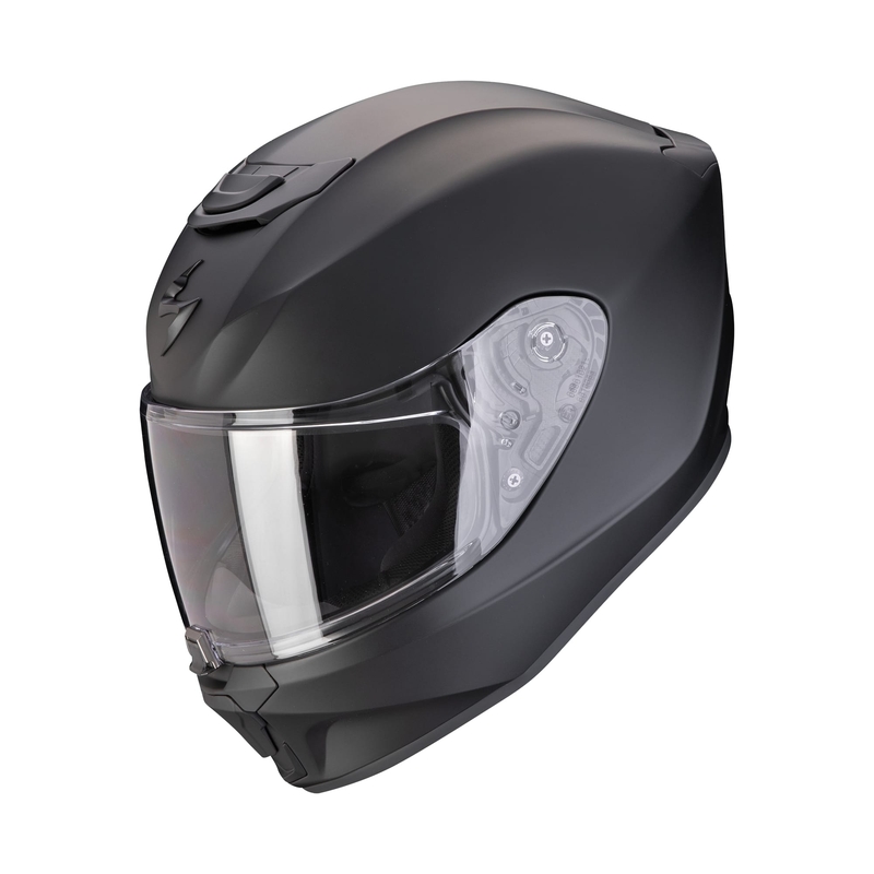 Otroška motoristična čelada Scorpion EXO-JNR AIR SOLID, mat črna