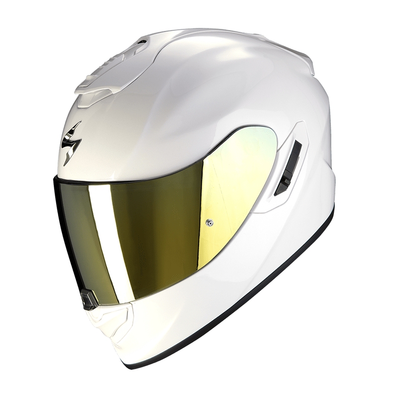 Integralna motoristična čelada Scorpion EXO-1400 EVO II Air Solid pearl white razprodaja