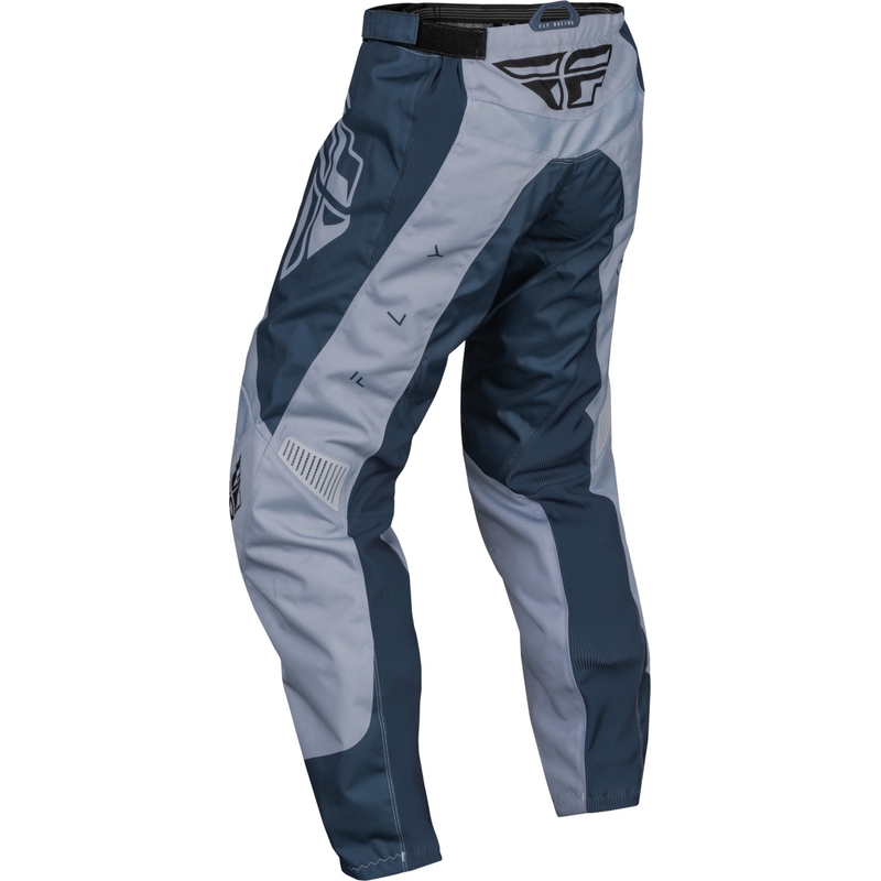 FLY Racing F-16 Artic sive hlače za motokros razprodaja
