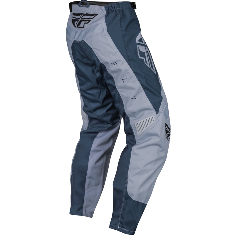 FLY Racing F-16 Artic sive hlače za motokros razprodaja