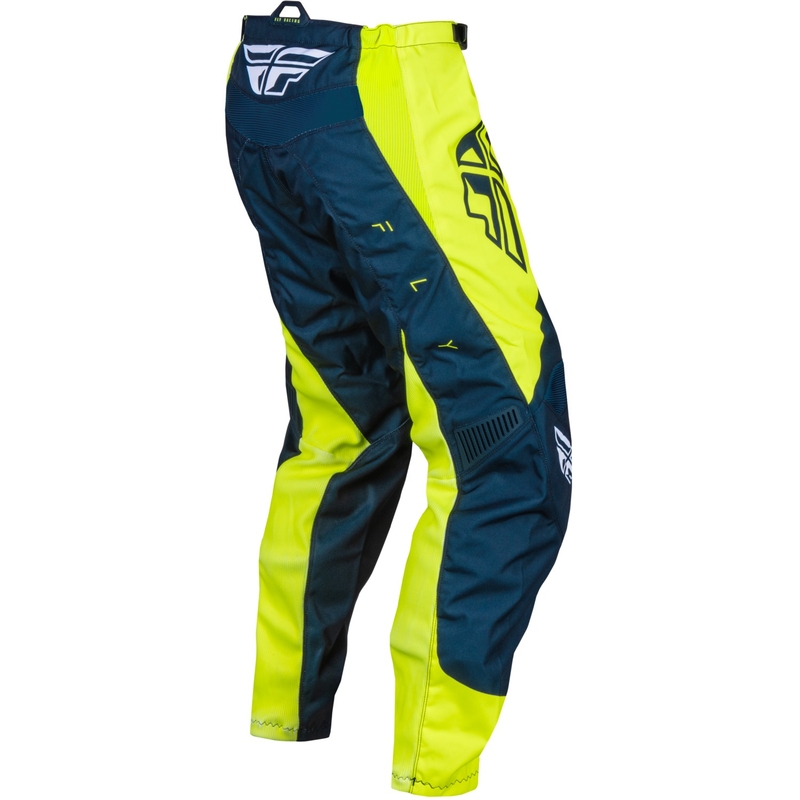 Motokros hlače FLY Racing F-16 2024 modro-fluo rumeno-belo
