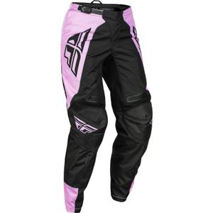 Ženske hlače za motokros FLY Racing F-16 2024 black-lavender