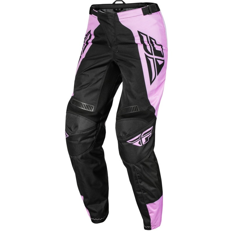 Ženske hlače za motokros FLY Racing F-16 2024 black-lavender