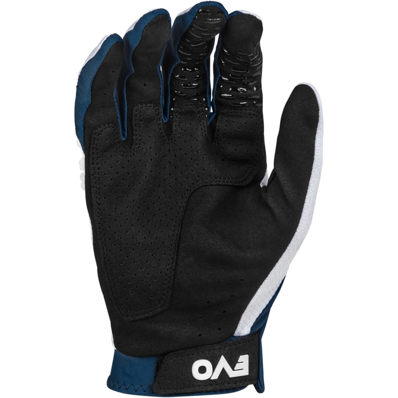 Motokros rokavice FLY Racing Evolution DST 2024 belo-modre
