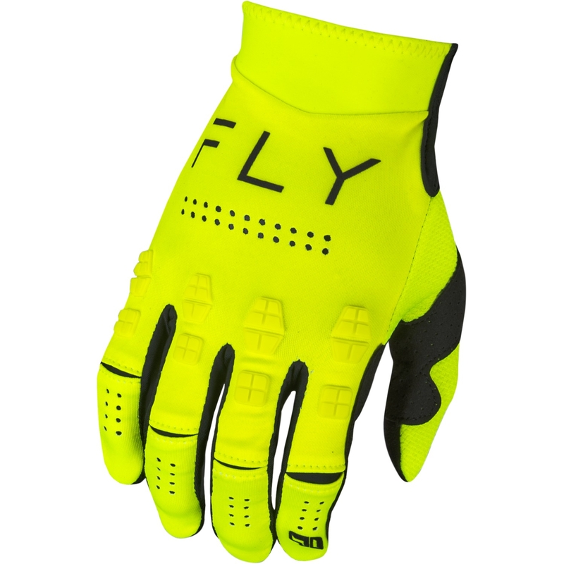Motokros rokavice FLY Racing Evolution DST 2024 fluo rumeno-črne