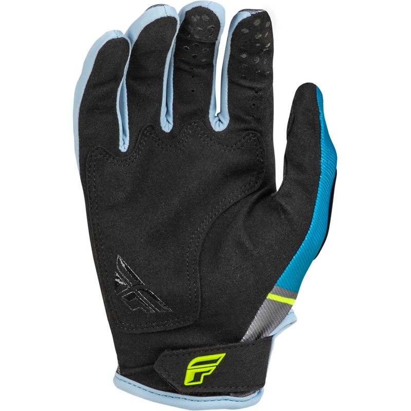 Motokros rokavice FLY Racing Kinetix Prix 2024 sivo-fluo rumene