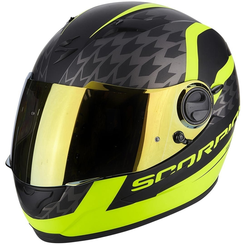 Integralna čelada Scorpion EXO-490 Genesi črna mat-fluo rumena razprodaja