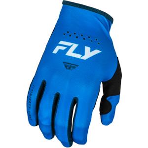 Motokros rokavice FLY Racing Lite 2024 modro-bele barve