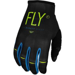 Otroške rokavice za motokros FLY Racing Kinetic Prodigy 2024 sivo-fluo zeleno-modre