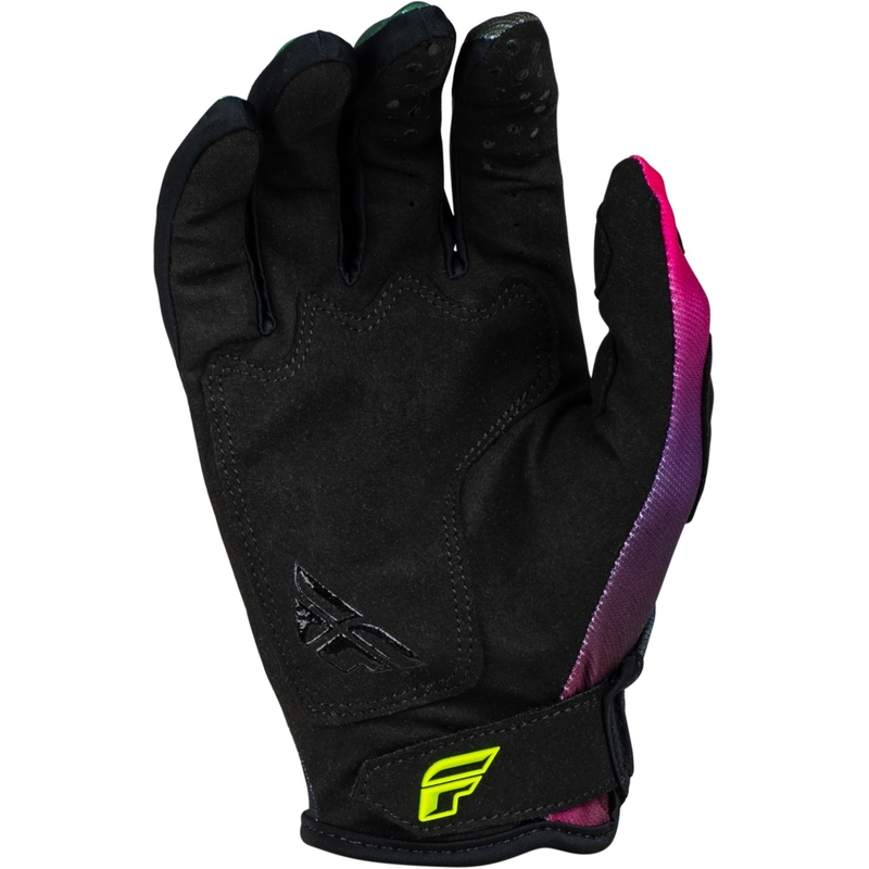 Otroške rokavice za motokros FLY Racing Kinetic Prodigy 2024 roza-modra-fluo rumena