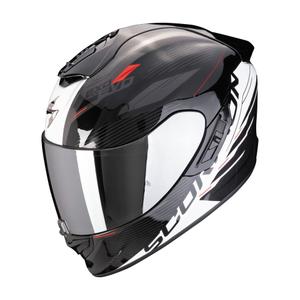 Integralna motoristična čelada Scorpion EXO-1400 EVO II AIR LUMA črno-bela