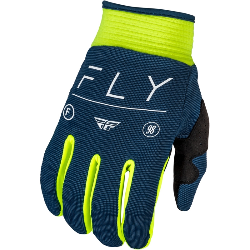 Motokros rokavice FLY Racing F-16 2024 modro-fluo rumeno-belo