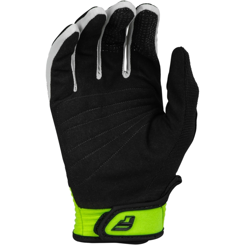 Otroške rokavice za motokros FLY Racing F-16 2024 black-fluo green