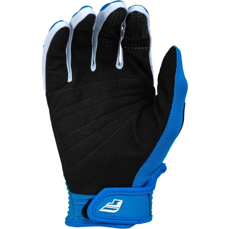 Otroške rokavice za motokros FLY Racing F-16 2024 modro-bele barve