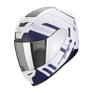 Integralna motoristična čelada Scorpion EXO-520 EVO AIR BANSHEE mat bela-modra-vijolična