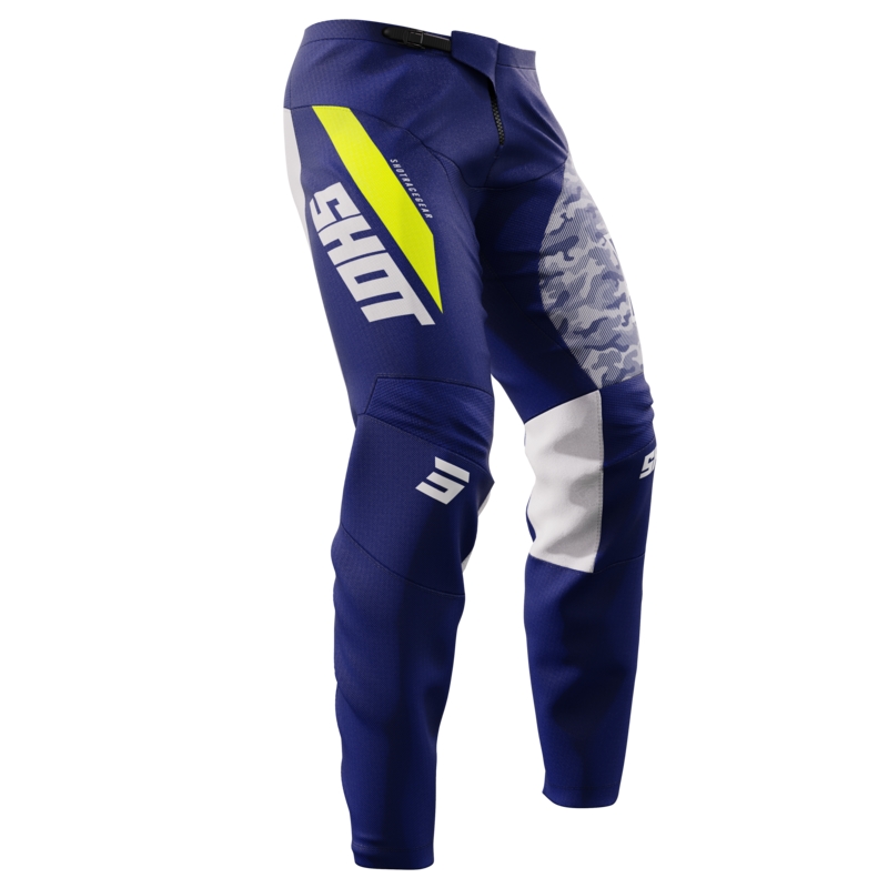 Motokros hlače Shot Devo Matrix Blue razprodaja