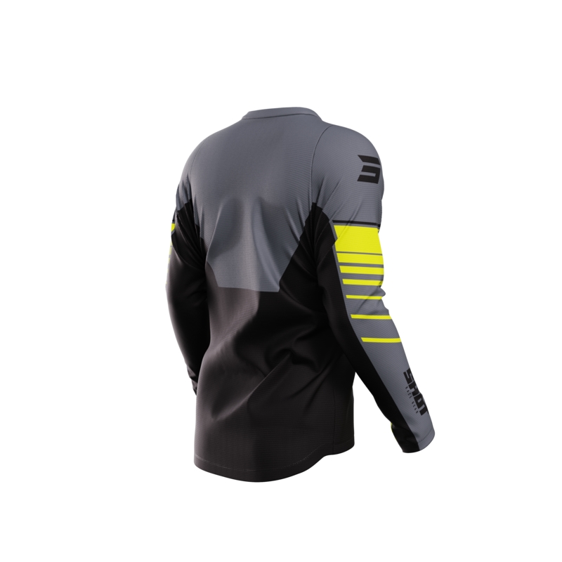 Motokros majica Shot Devo Peak fluo rumena razprodaja