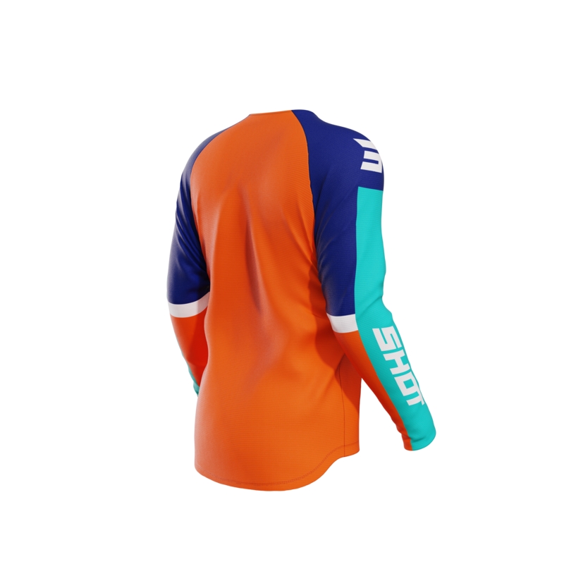 Otroška majica za motokros Shot Iron orange razprodaja
